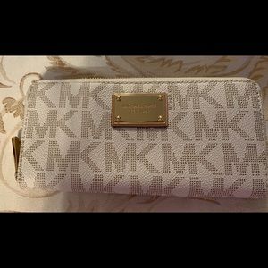 White Michael Kors wallet!